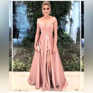 Brand New with peach/pink dress